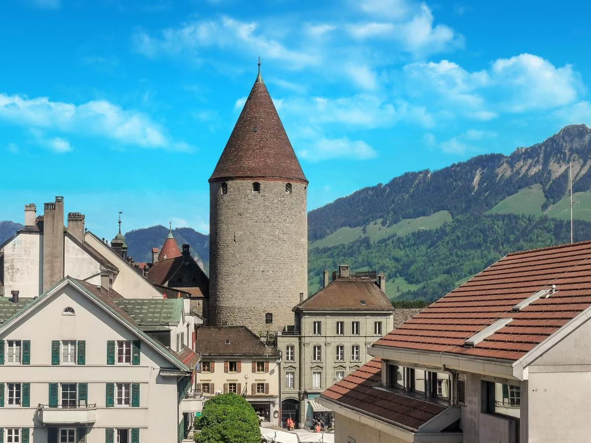 Hotel Des Alpes Bulle Center Esterno foto